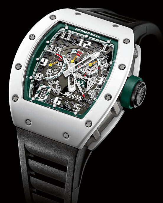 Replica Richard Mille 2014 NEW RM 030 Le Mans Classic White ATZ Ceramic Watch